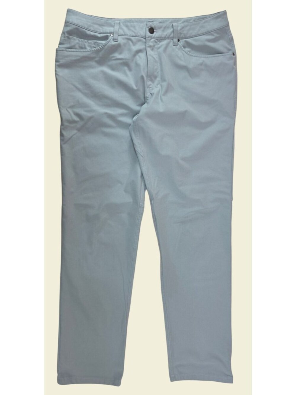Lululemon Commission Gray Slim Fit Pants 34x31 Casual Stretch Menswear